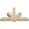 Ekena Millwork Kennewick Rough Sawn Timber Gable Bracket, Douglas Fir, 60"W x 38"H x 6"D x 6"F, 15/12 Pitch GBW060X38X0606KEN00RDF - alternate 3